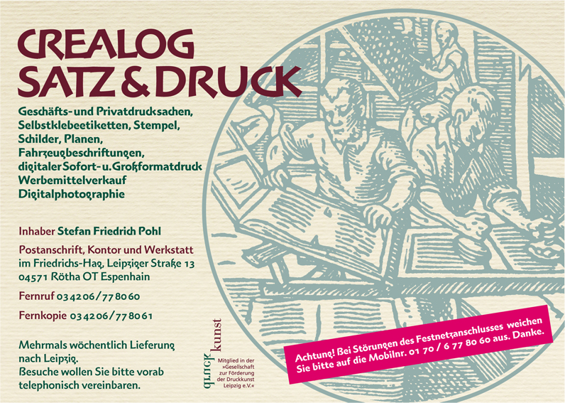 CREALOG SATZ & DRUCK